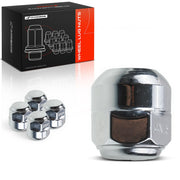 A-Premium front packaging showing five acorn lug nuts and labels, ensures correct part selection
