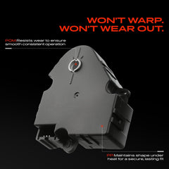 A-Premium actuator close-up of gearing showing durable gears for quieter operation