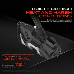 A-Premium detail of mounting points for secure, OEM-style installation