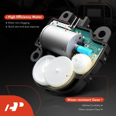 A-Premium actuator installed behind dash demonstrating restored HVAC function