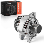A-Premium alternator front view showing compact new-fit design and reliable replacement benefit