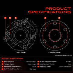A-Premium bearing close-up showing roller cage for durable load support