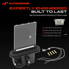 A-Premium included wiring harness displayed for easy installation benefit