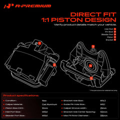 A-Premium close detail of bleeder and inlet ports for correct hose connection