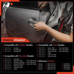 A-Premium chrome front-right handle demonstrating OEM fit