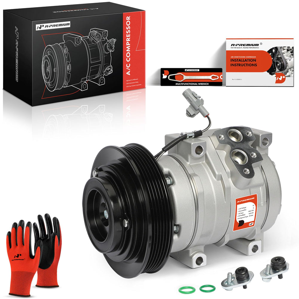 A-Premium compressor front view showing complete unit and mounting points for accurate fitment
