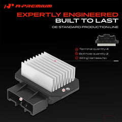 A-Premium connector detail showing female connector for plug-and-play benefit