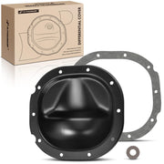 A-Premium front view of steel differential cover showing robust fit