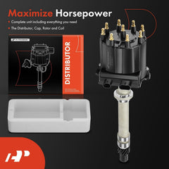 A-Premium cap and rotor top view illustrating new contacts for reliable spark transfer