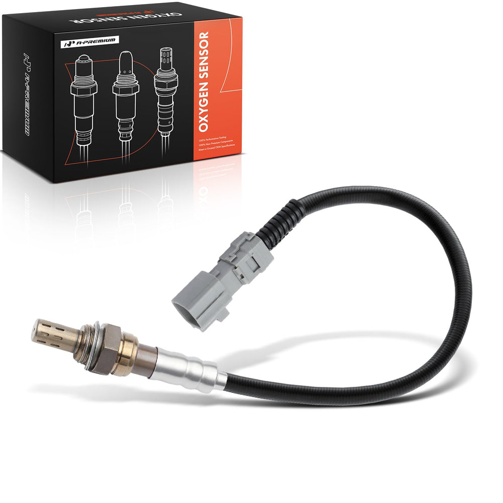 A-Premium front view of downstream oxygen sensor showing shape and fitment benefit
