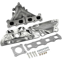 A-Premium front view of manifold showing flange alignment and fit benefit