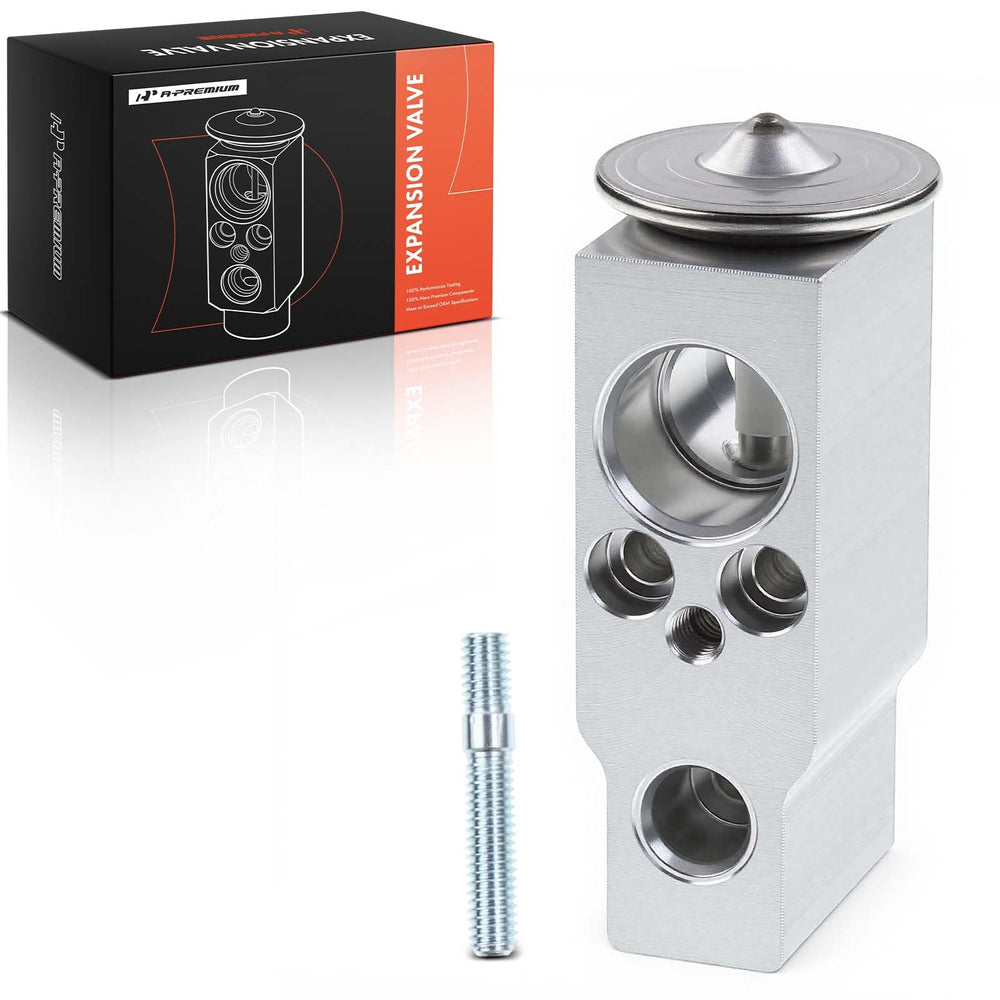 A-Premium expansion valve front view showing compact design and reliable fit