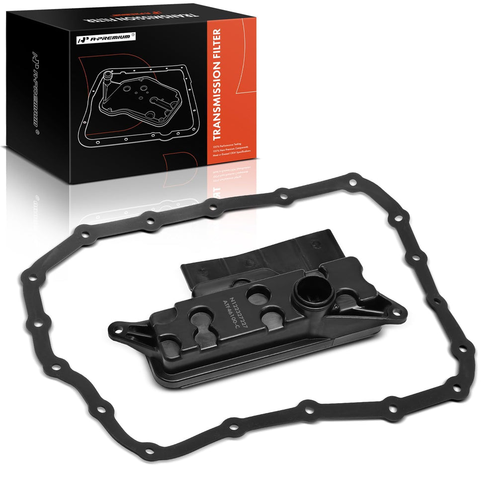 A-Premium front view of filter and gasket showing complete replacement kit benefit