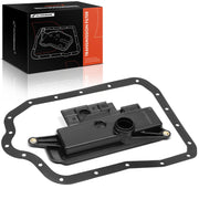 A-Premium front view of transmission filter and gasket showing fitment benefits