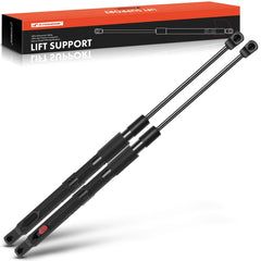 A-Premium packaged lift supports showing protective packaging and warranty benefit