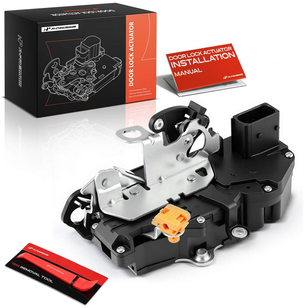 A-Premium front left actuator assembly showing complete latch and motor, reliable replacement