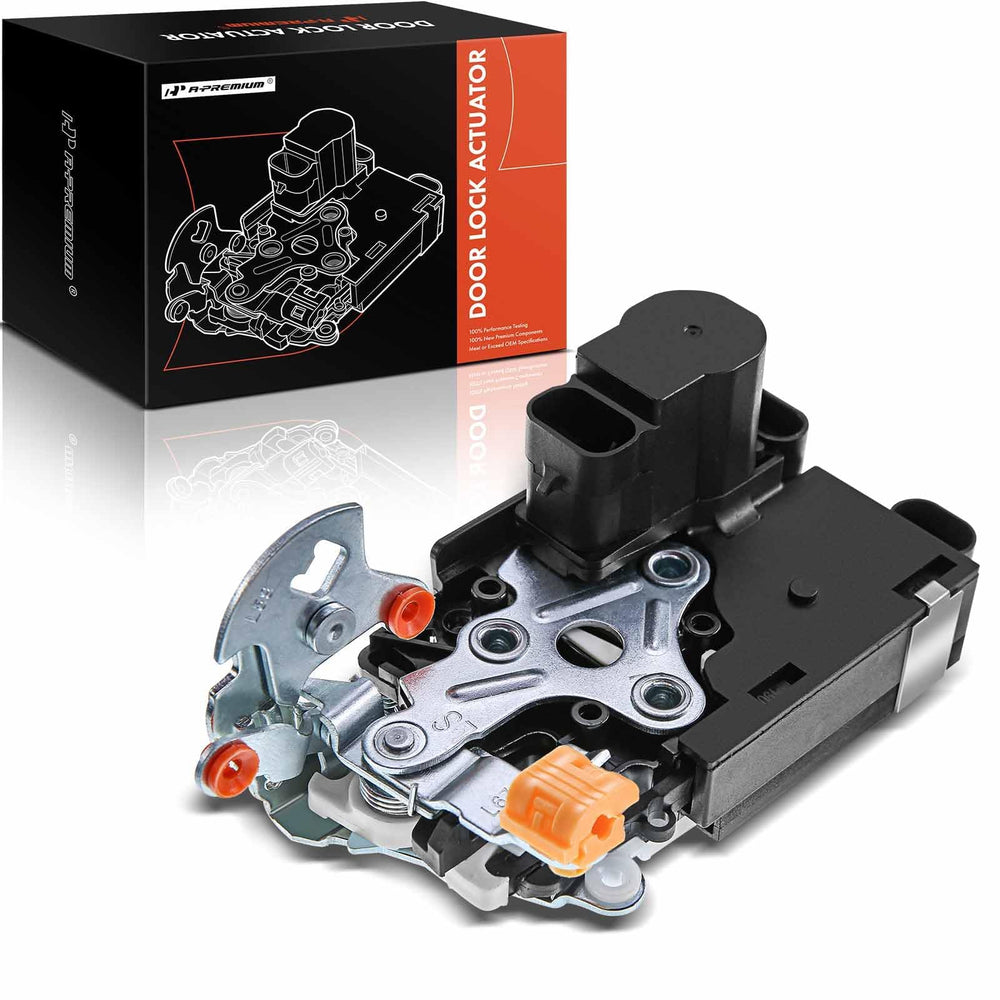 A-Premium front left actuator front view showing solid fit and improved reliability