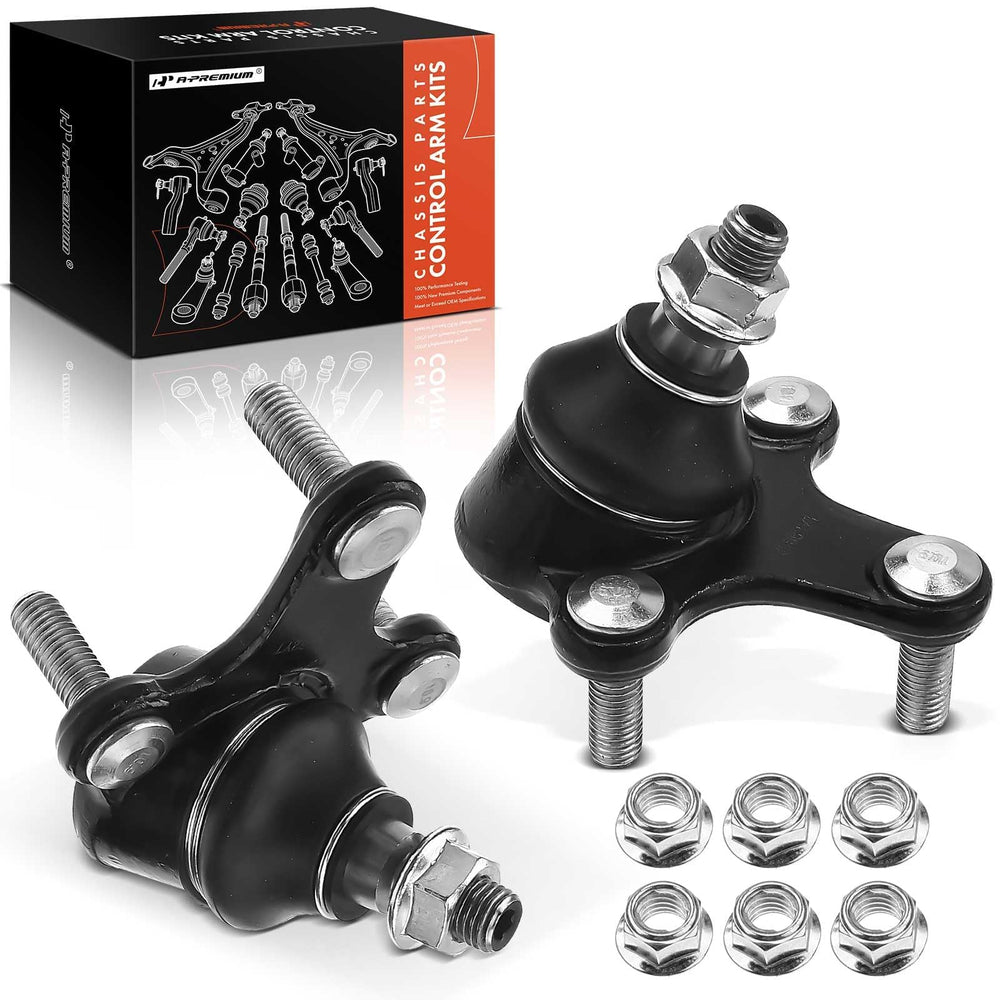 A-Premium packaging showing two front lower ball joints for an easy purchase