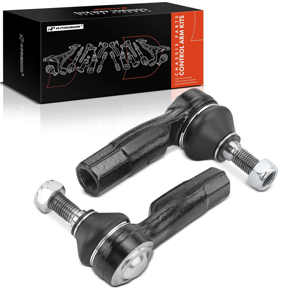 A-Premium front view showing tie rod end ready to replace worn unit