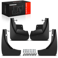 A-Premium front mud flap packaging showing guards and fitment benefits