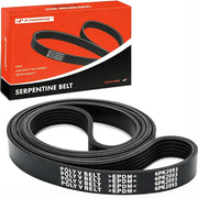 A-Premium front packaging showing serpentine belt and part number, clear fitment benefit