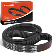 A-Premium serpentine belt front packaging showing fitment and protection benefits