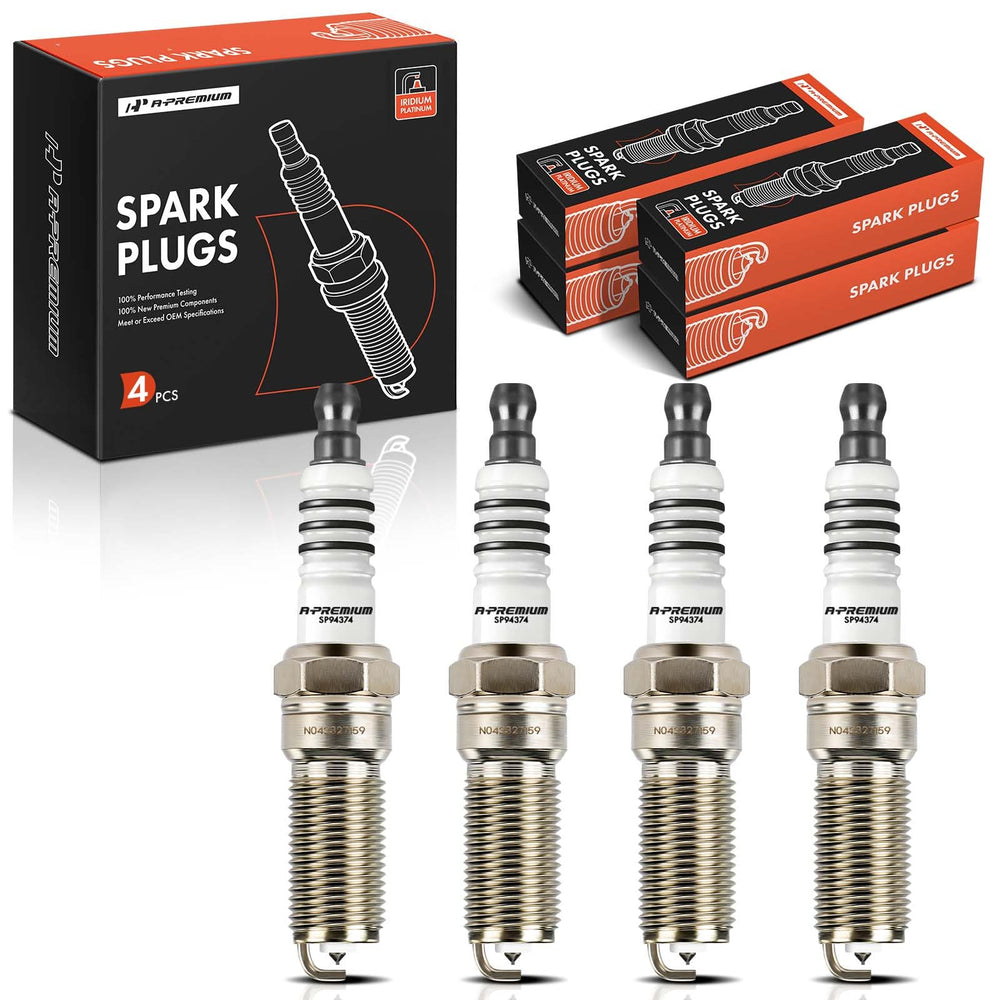 A-Premium front packaging showing pack of 4 plugs and compatibility benefits