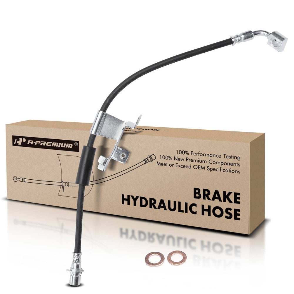 A-Premium front passenger hose packaged, showing brand and immediate replacement benefit