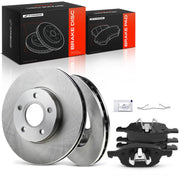 A-Premium kit packaging showing rotors and pads, assures complete replacement