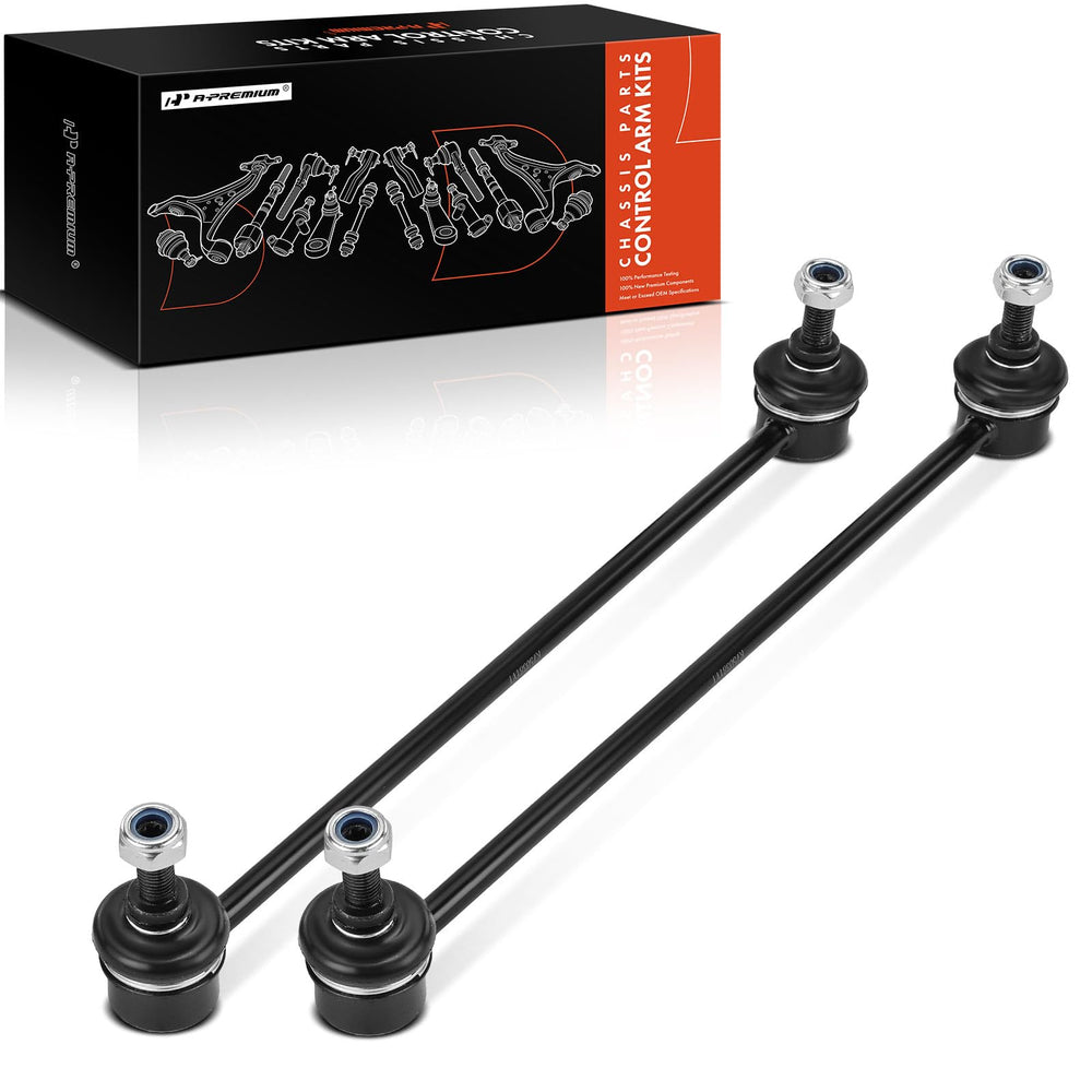 A-Premium front view showing link shape and mounting ends for accurate fitment