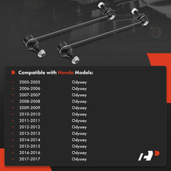 A-Premium front sway bar link front view highlighting fitment and steel construction benefit