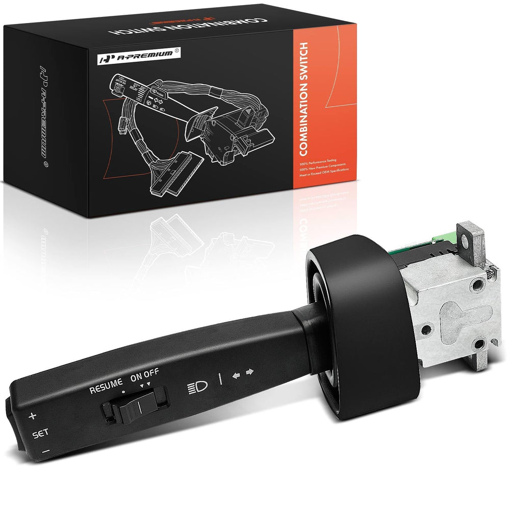 A-Premium front view assembly showing full multi-function switch and mounting