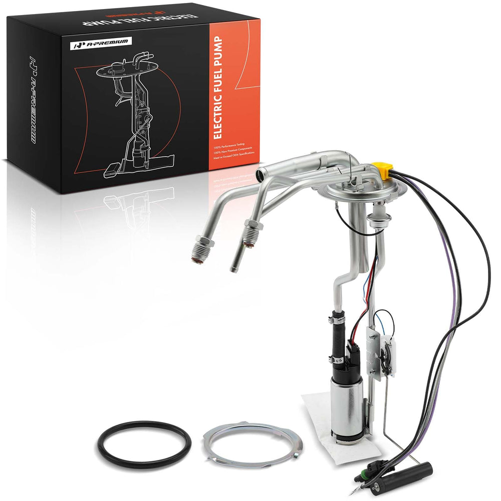A-Premium pump front view showing mounting flange and ports for easy fit