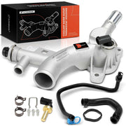 A-Premium coolant housing front view showing fit and durable design benefit