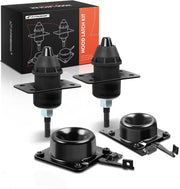 A-Premium front view of the complete hood latch set showing all components and easy replacement benefit