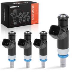 A-Premium front view of four injectors showing uniform build and fitment benefit