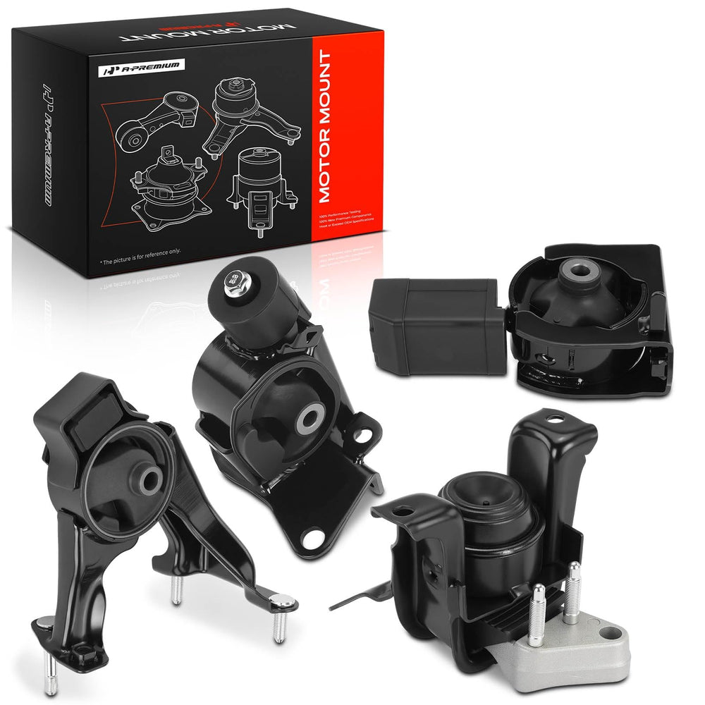 A-Premium kit packaging showing all four mounts and fitment details, clear identification benefit