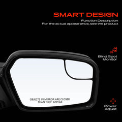 A-Premium convex glass close-up showing clear reflective surface for wider view