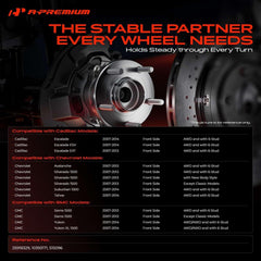 A-Premium hub side flange detail highlighting accurate bolt pattern benefit