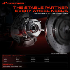 A-Premium hub assembly side profile highlighting durable construction and reliability