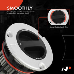 A-Premium hub spline detail showing 35-spline engagement accuracy