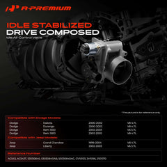 A-Premium IAC valve side profile highlighting compact shape and reliable fit