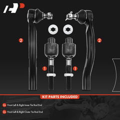 A-Premium inner tie rod close-up showing pre-greased ball stud for smoother steering