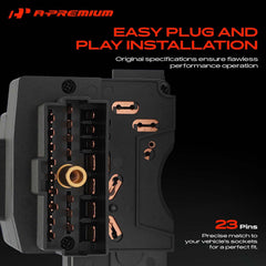A-Premium label with reference numbers aiding accurate vehicle fit