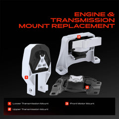 A-Premium lower transmission mount angle detail highlighting reinforced mounting points