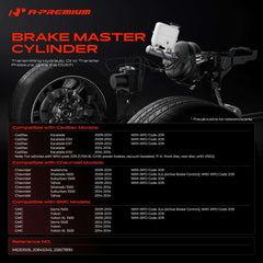 A-Premium master cylinder reservoir top showing integrated design for easy install