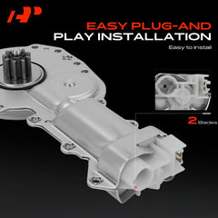 A-Premium motor rear 2-pin connector highlighting easy plug-in benefit