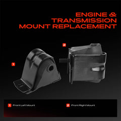 A-Premium close-up of mount rubber bond demonstrating strong isolation and long life