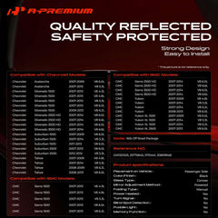 A-Premium passenger mirror side profile highlighting aerodynamic shape