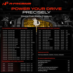 A-Premium pressure sensor close-up providing accurate fuel pressure feedback